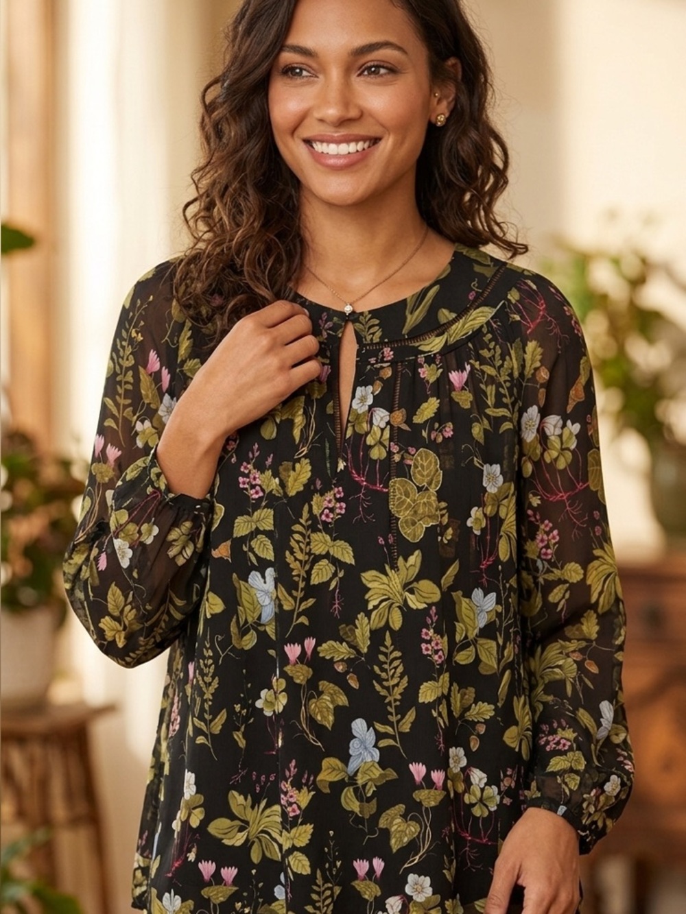 Ann Taylor Black Blouse